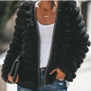 Black Shag Jacket